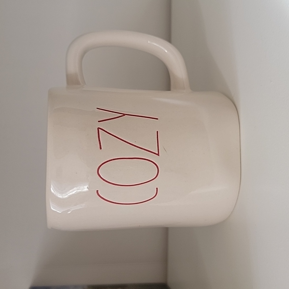 Mug Cozy, Rae Dunn Artisan Collection, Ceramic, Dishwasher Safe, Microwave Safe